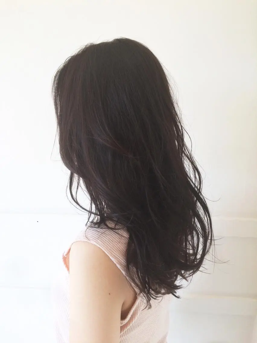 ロング カラー カット ヘアカラー 🍀ナガヤマ ヒデアキ🍀のヘアスタイル