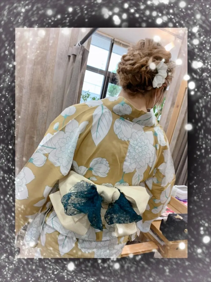 ヘアアレンジ 着付け 新保 佳世のヘアスタイル