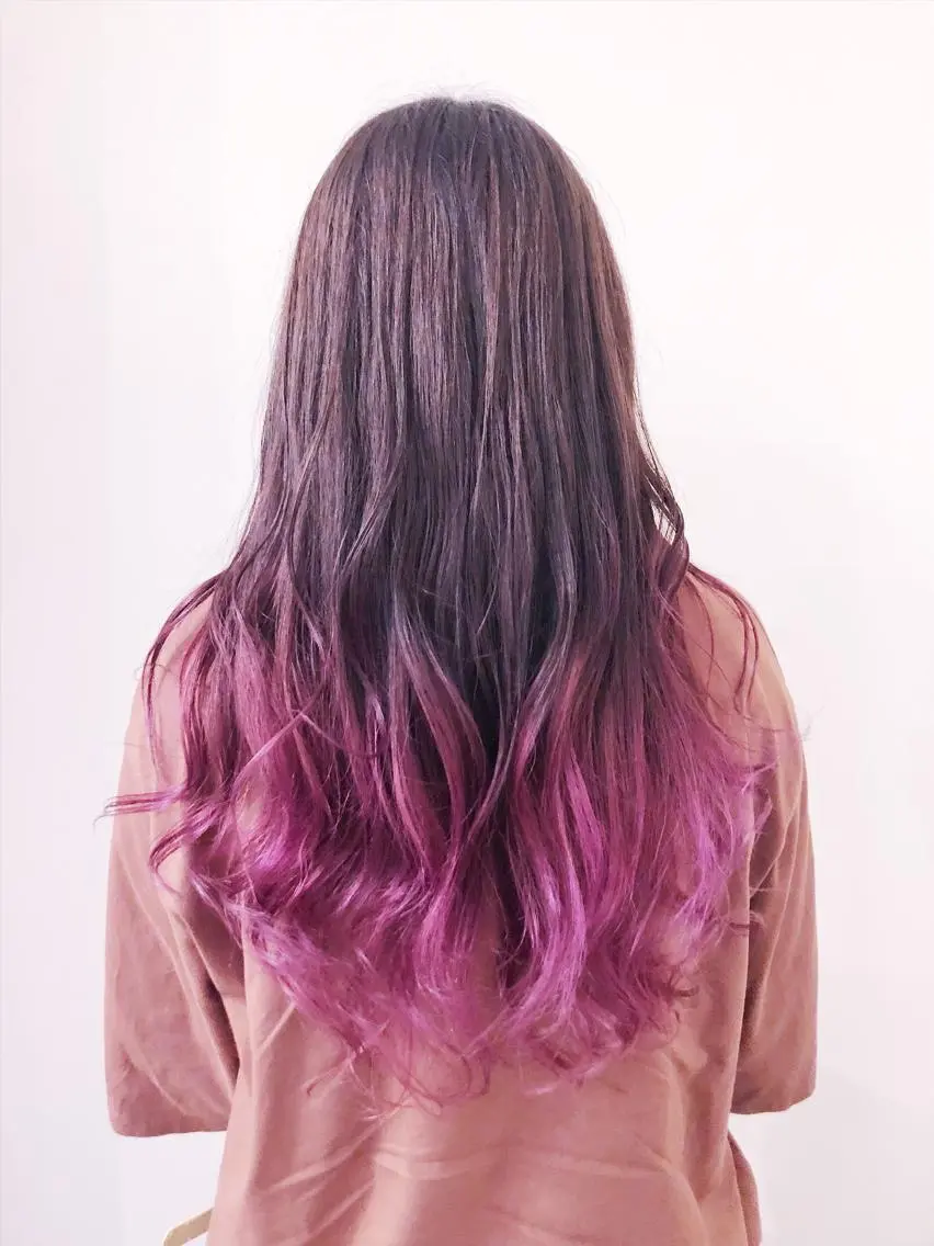 ロング ヘアカラー トリートメント 寺山 靖晃のヘアスタイル