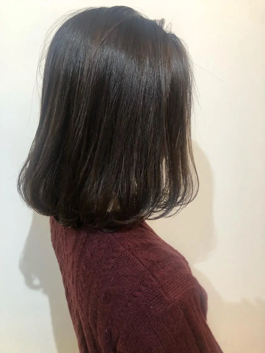 ミディアム ミディアムパーマ アッシュ ボブ エクステ 外国人風カラー カット ヘアカラー 夜23時まで予約🉑 reverieあきらのヘアスタイル