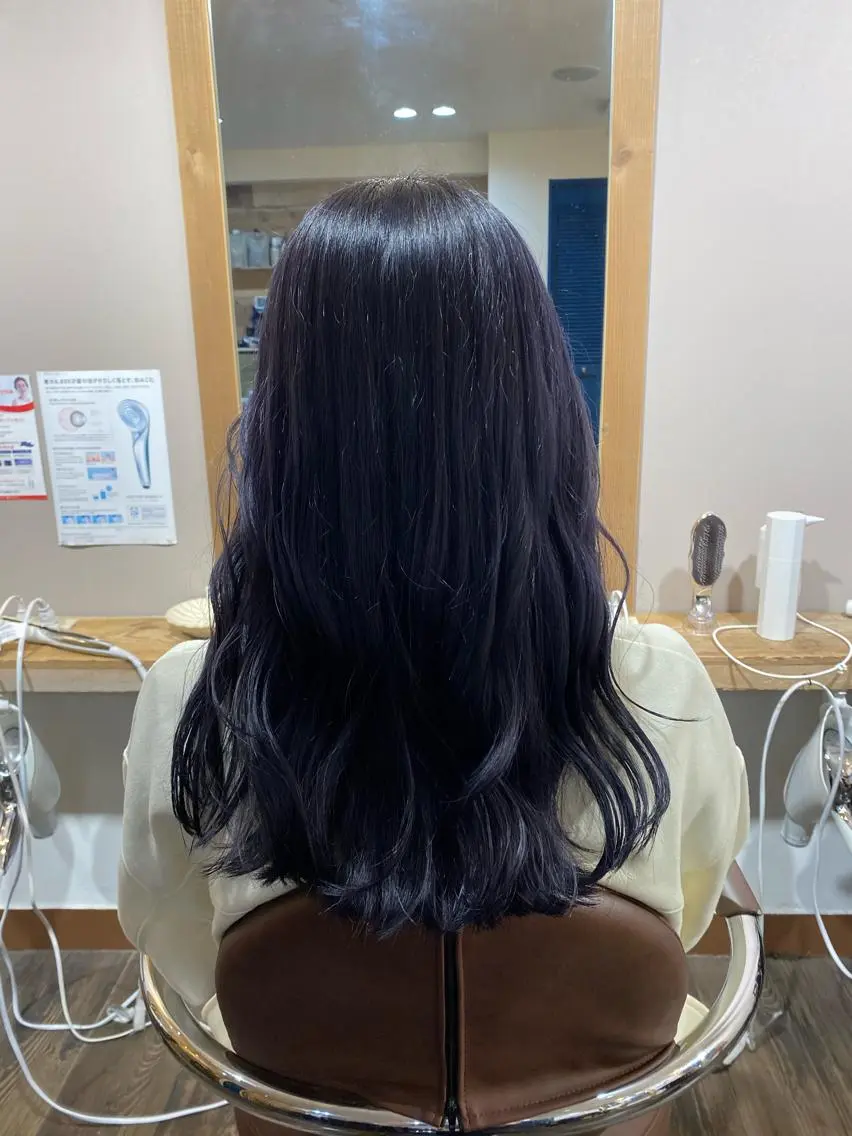 セミロング カラー メンズ FUKUSHIMAのヘアスタイル