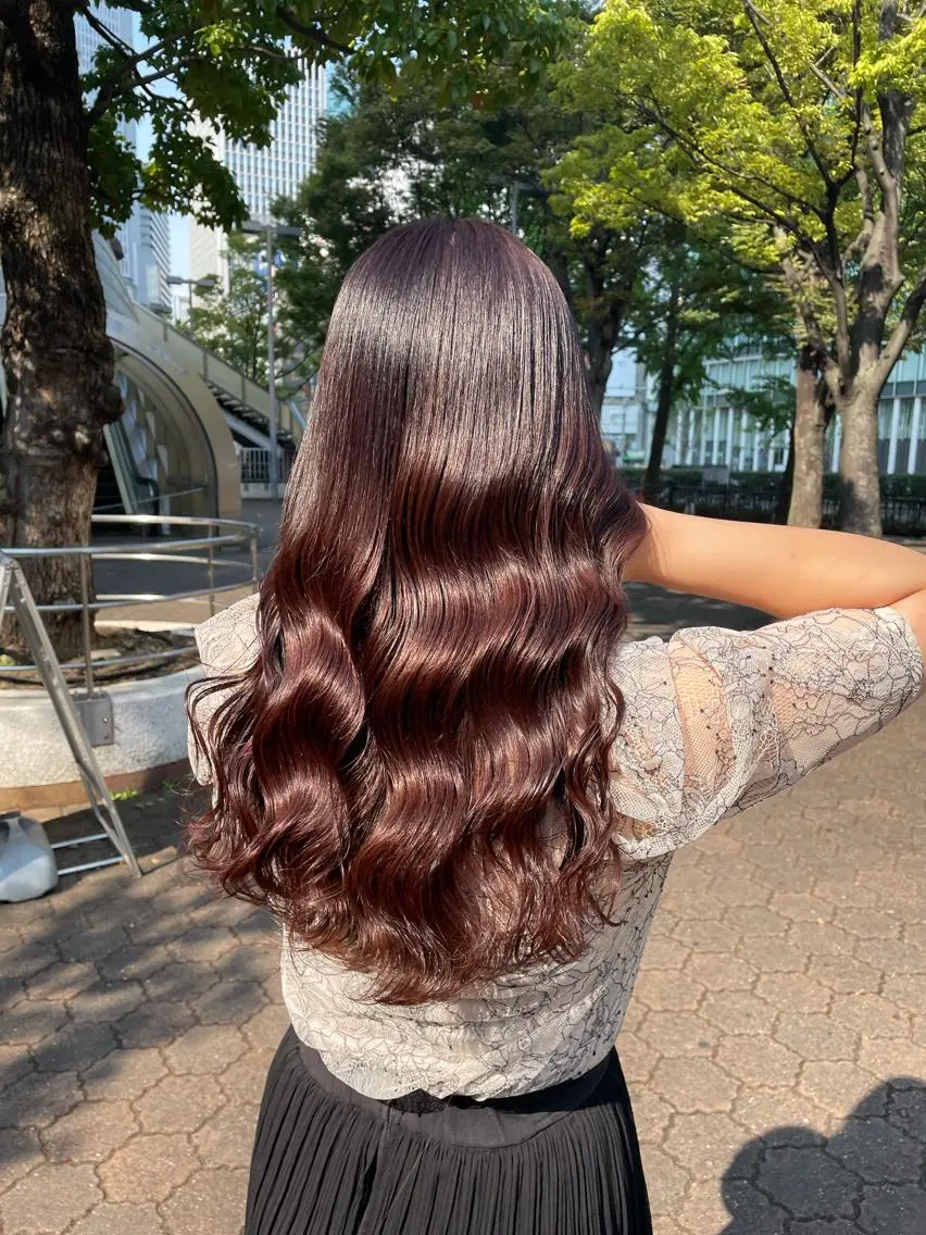 ロング 透明感カラー🇰🇷 レイヤー✨桑原　研太のヘアスタイル