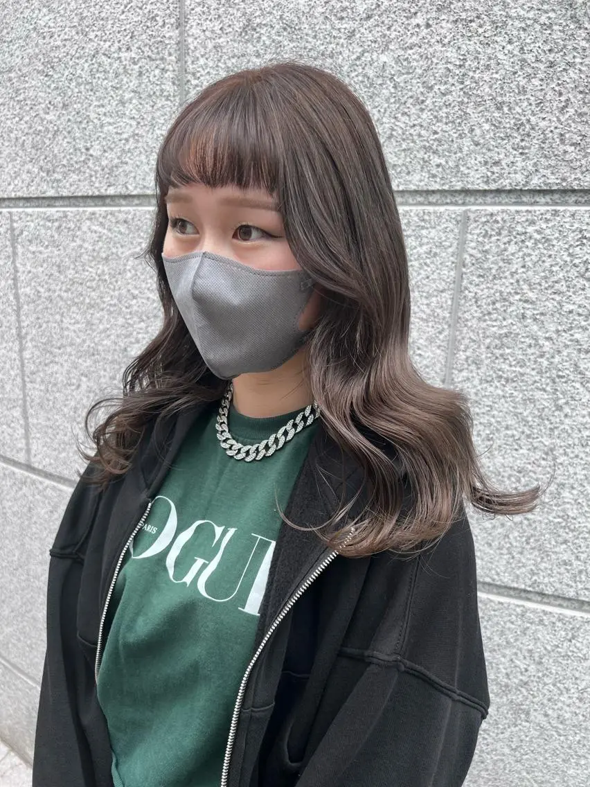 セミロング カット ヘアカラー トリートメント ヘッドスパ トップスタイリスト/ アユミのヘアスタイル