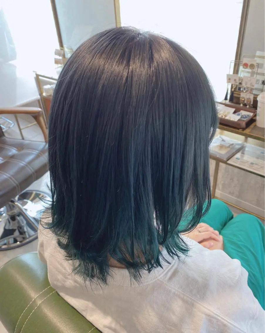 ミディアム 白木 遥太のヘアスタイル