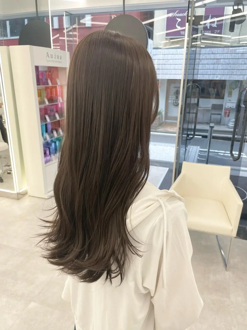 ロング カラー ヘアアレンジ ヘアカラー トリートメント 【Sweep】おじま のぞみのヘアスタイル