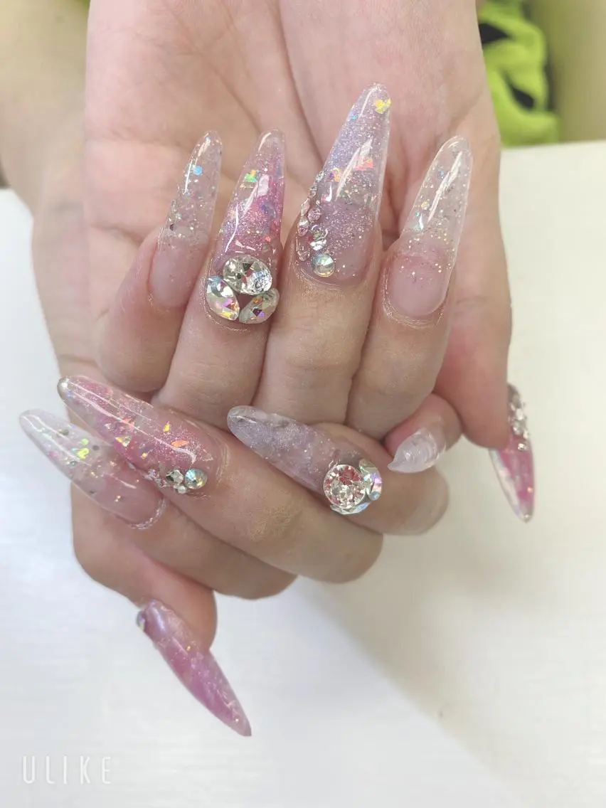 ロング JNA認定講師🌸 RIEのネイルデザイン