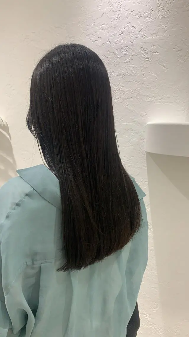 ロング カラー カット ヘアカラー トリートメント ブリーチなしWカラー ／レイヤー🎀マリノのヘアスタイル