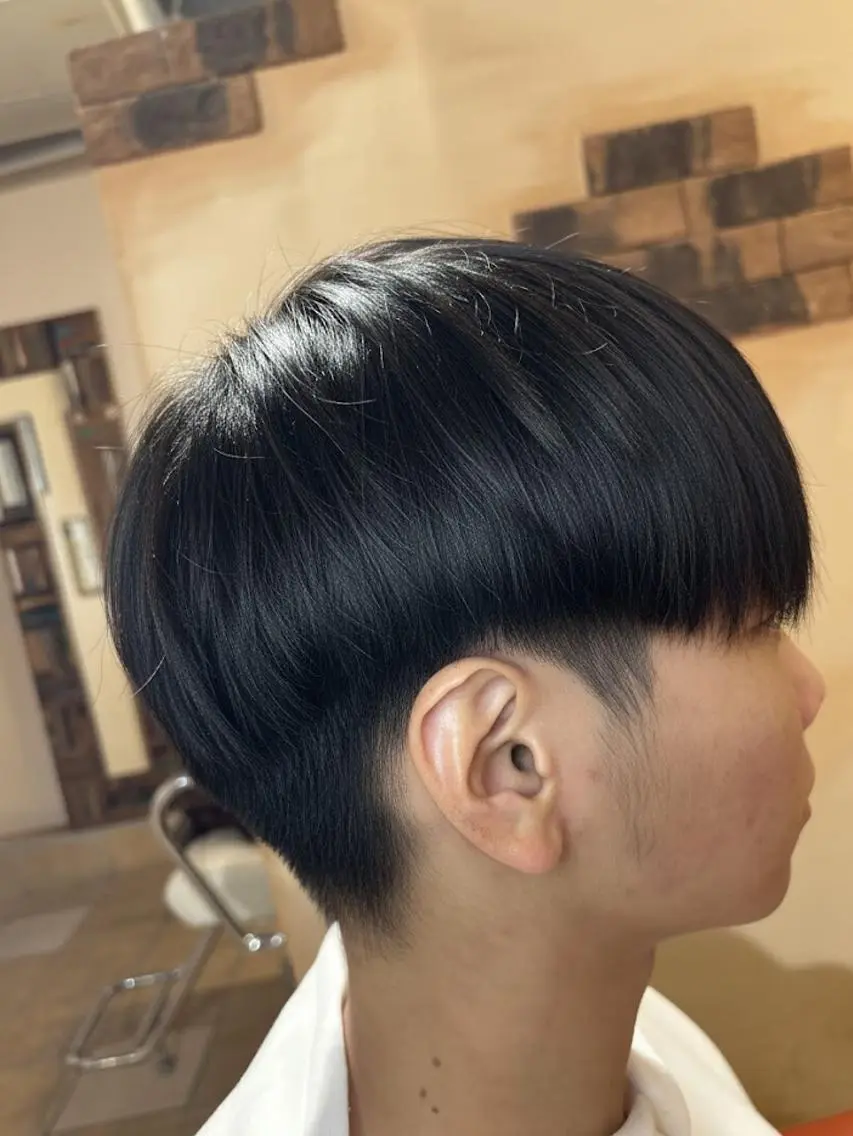 ショート 小顔カット カット トリートメント flencia 丸 和博｜カットのヘアスタイル