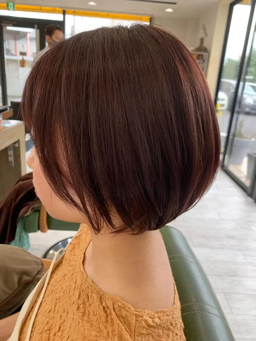 ショート ショートボブ ボブ ショートヘア 山田 香織のヘアスタイル
