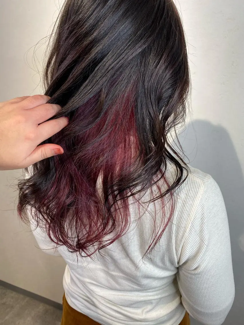 セミロング カット ヘアカラー トリートメント _WHITE 天神店のヘアスタイル