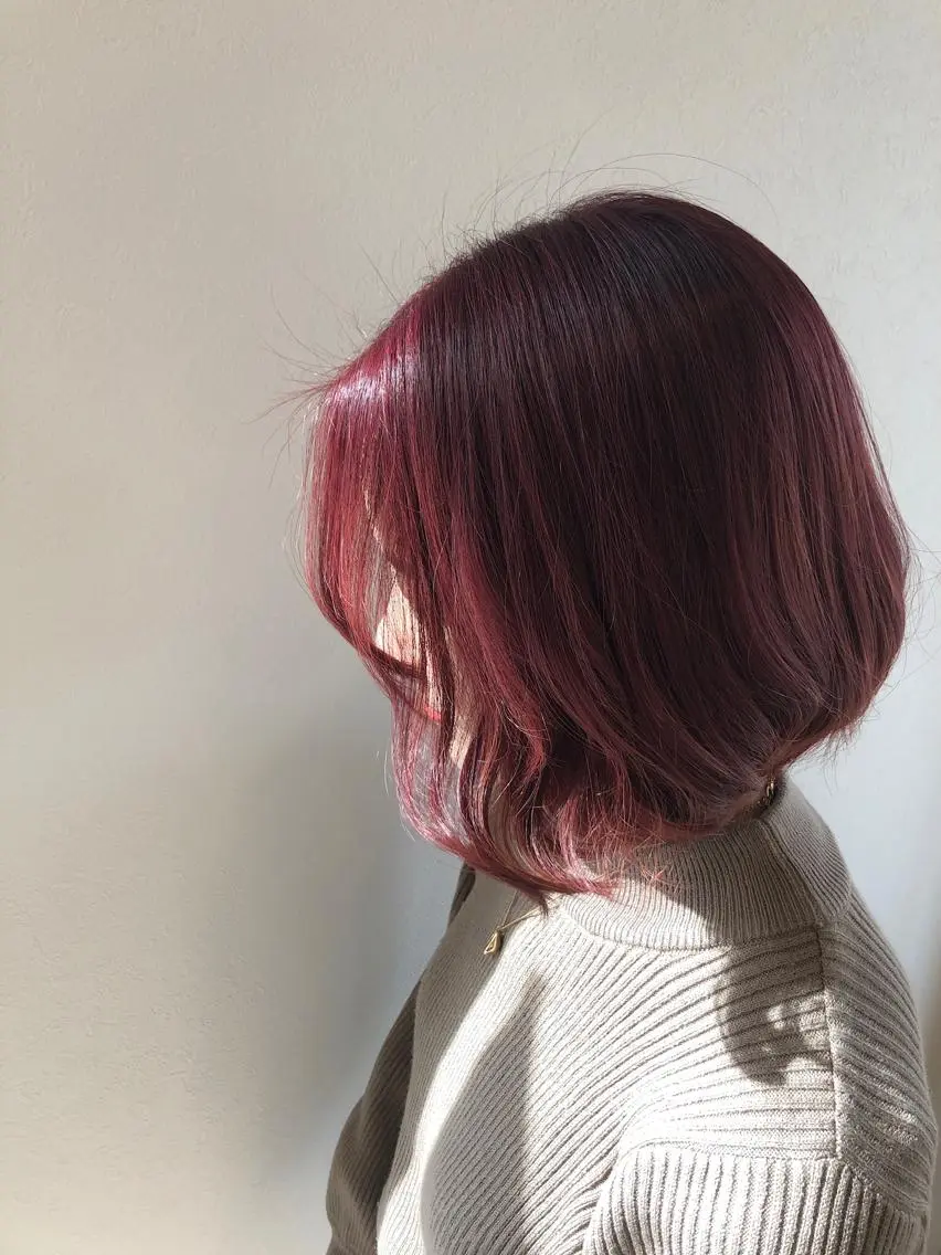 ミディアム カラー ヘアカラー 古山 勇太のヘアスタイル