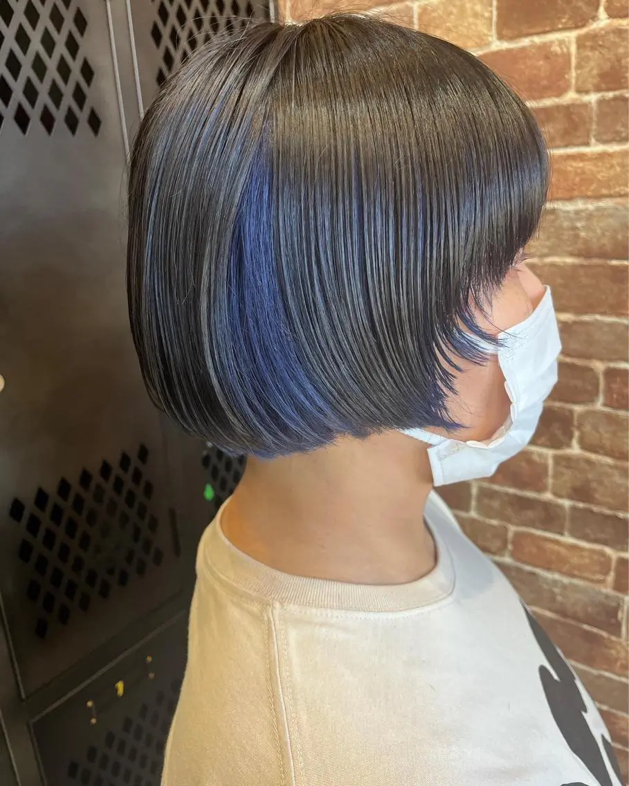 ショート カラー パーマ ヘアアレンジ メンズ キッズ ネイル マツエク・マツパ アイブロウ 切りっぱなしボブ メンズブリーチ メンズハイライト メンズインナーカラー マッシュ 久木原 ゆりのヘアスタイル