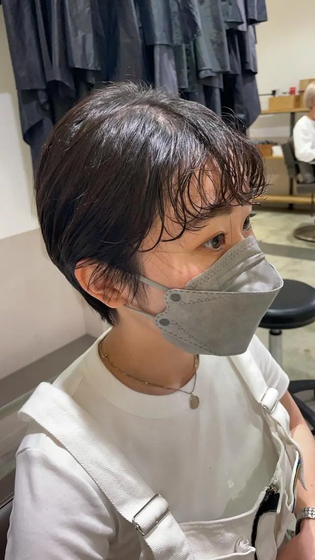 ショート パーマ 斉藤 瑞恵のヘアスタイル