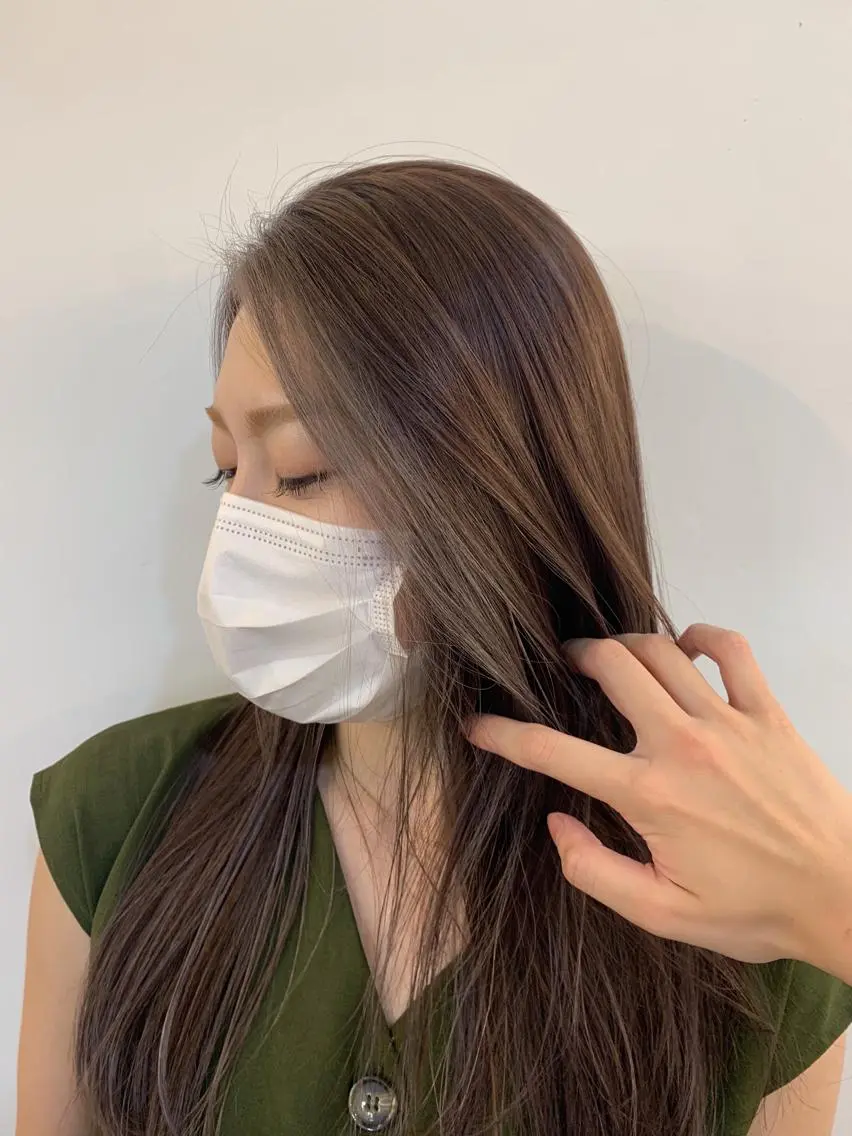 ロング カラー ヘアカラー トリートメント 🌛ダブルカラー 🌜SAYAKAのヘアスタイル