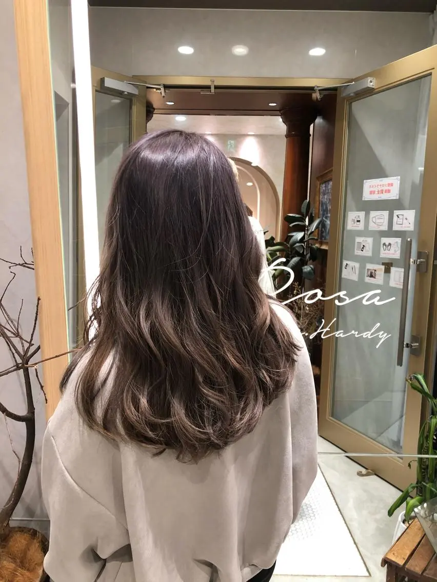 ミディアム kyosuke 透明感カラーのヘアスタイル