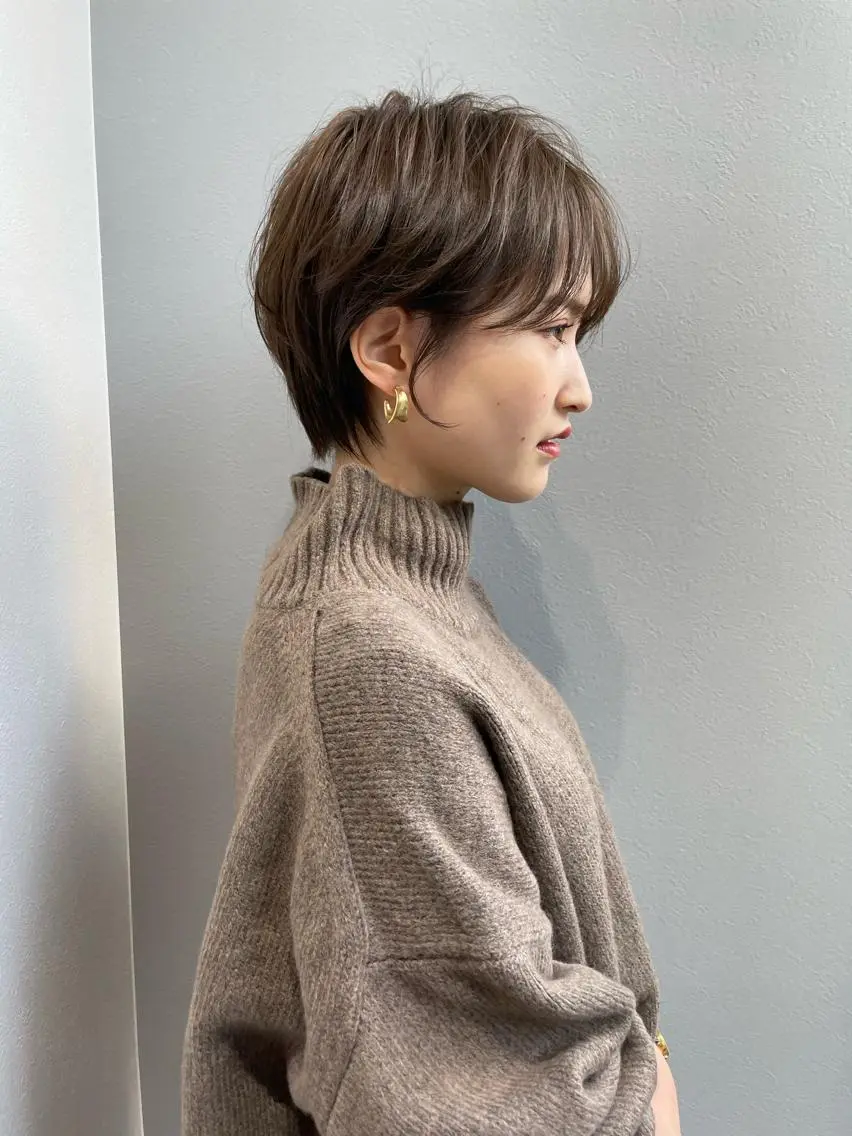 ショート ショートヘア 寺尾 綾乃のヘアスタイル
