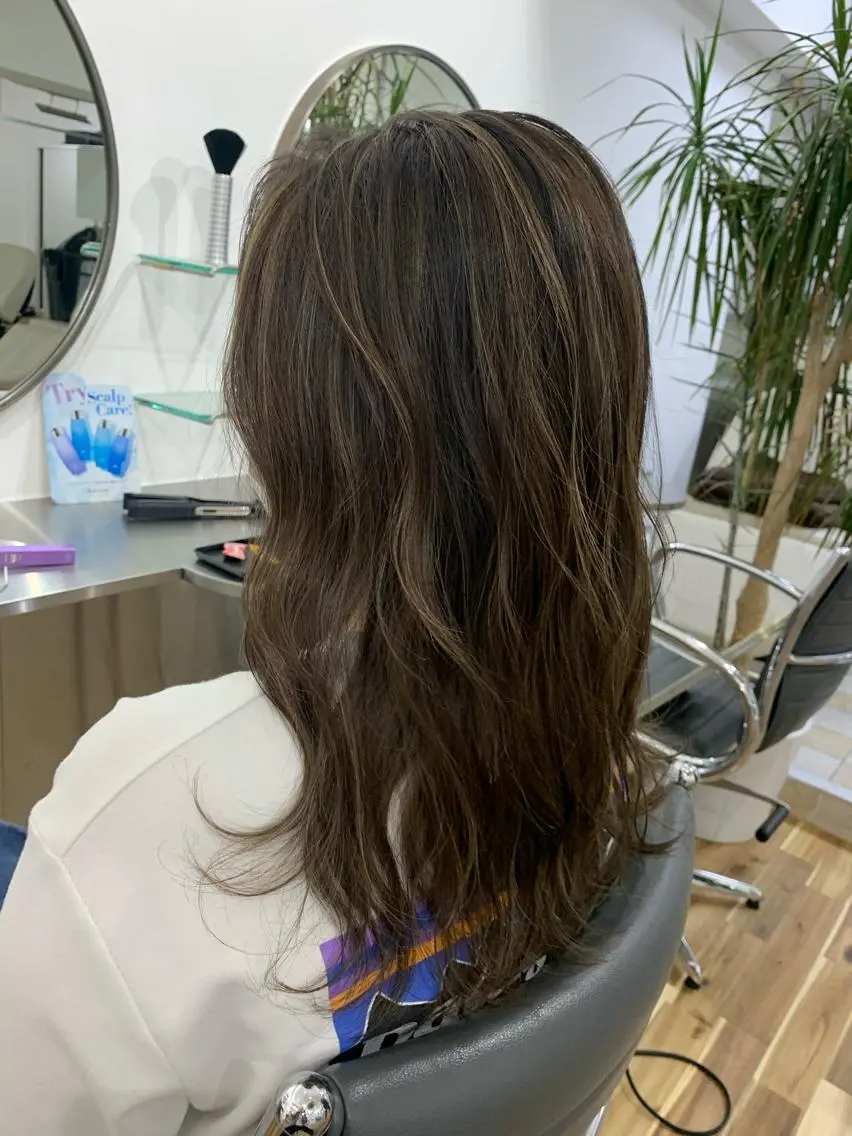 ロング カラー ヘアカラー トリートメント Reb_keiji 👑小倉圭司のヘアスタイル