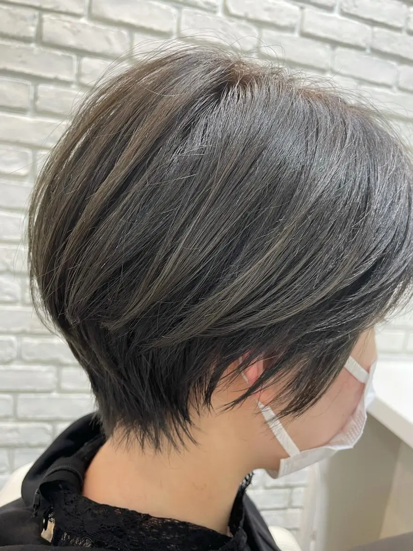 ショート カット ヘアカラー トリートメント channel 大澤俊文のヘアスタイル