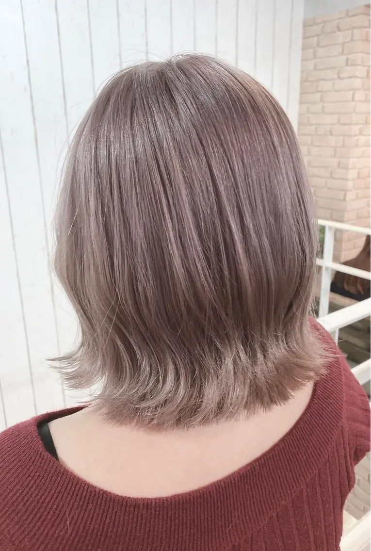 ミディアム カラー パーマ ヘアアレンジ アッシュ バレイヤージュ ベージュカラー ブリーチ 透明感カラー カット ヘアカラー トリートメント 👑指名率No.1 👑坂口飛翔のヘアスタイル
