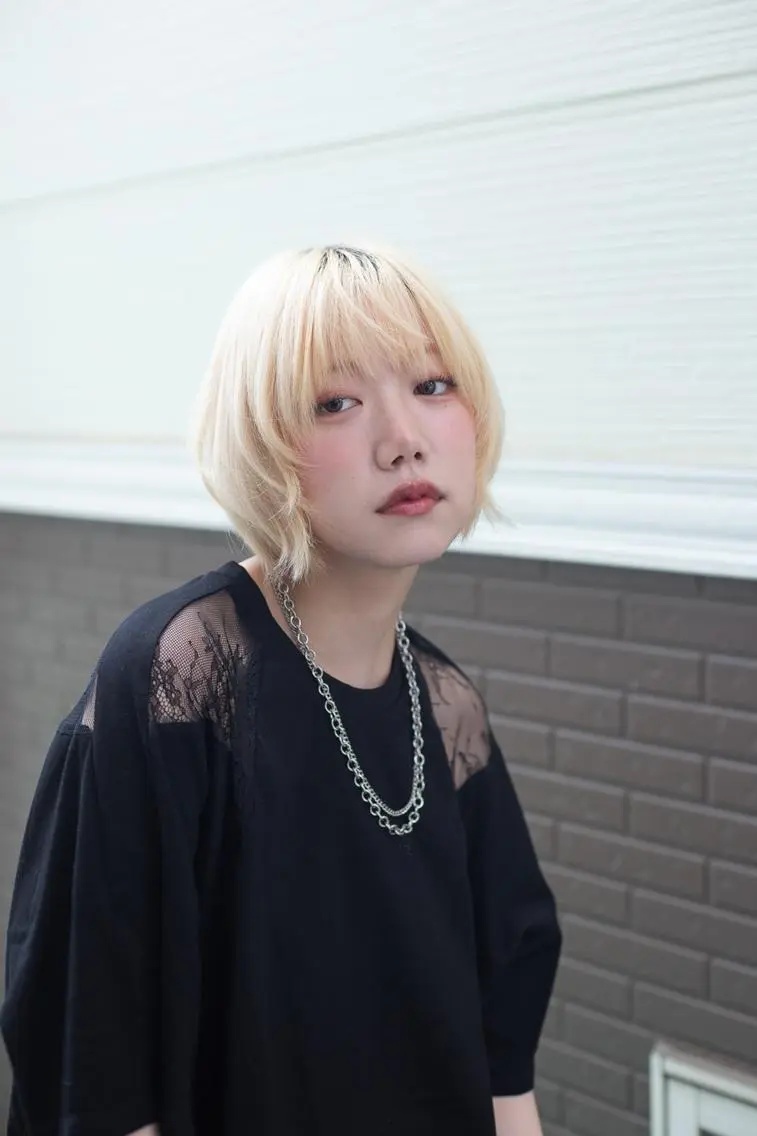 ミディアム カラー ヘアカラー トリートメント 寺山 靖晃のヘアスタイル