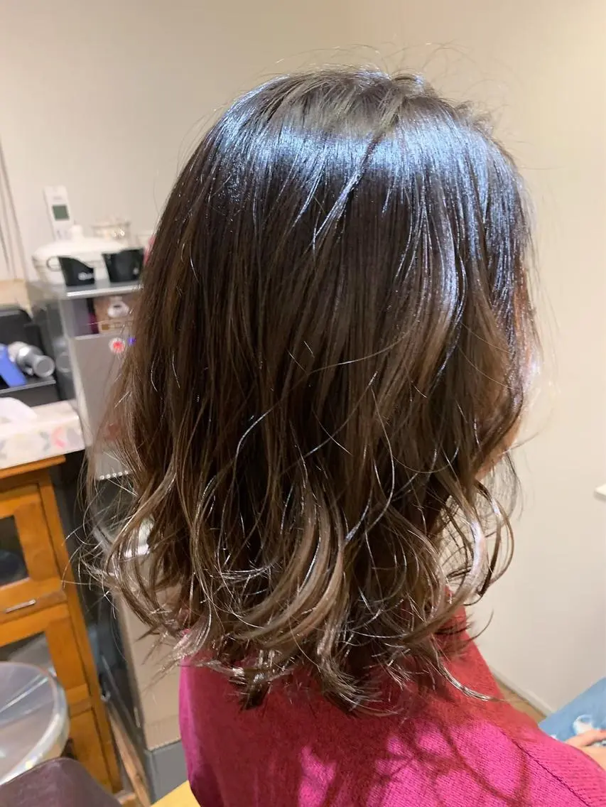 ミディアム カラー Hair resort Aiのヘアスタイル
