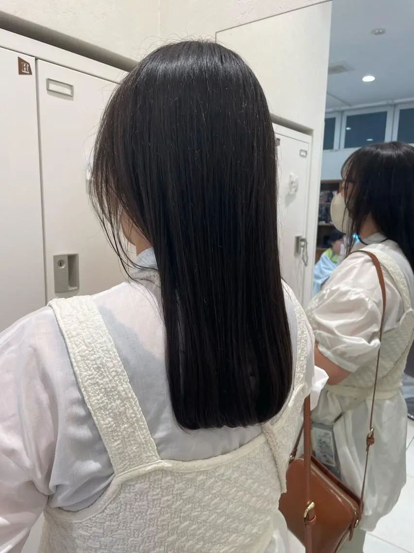 ロング 髪質改善 トリートメント 透明感カラー🌿 藤沢Lina ななよのヘアスタイル