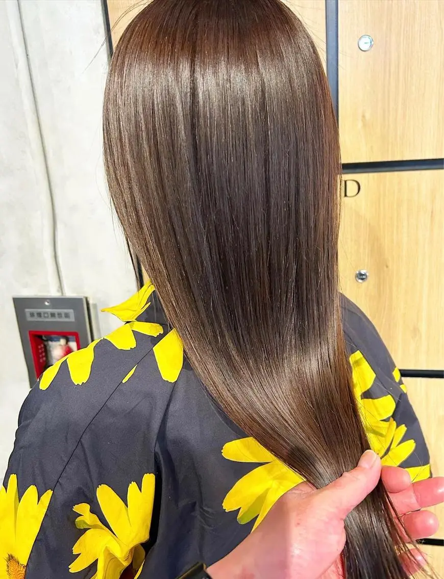 ロング カラー ブリーチ 髪質改善 ロング トリートメント 酸性ストレート ヘアカラー 縮毛矯正 💎髪質改善専門 jewel boxのヘアスタイル