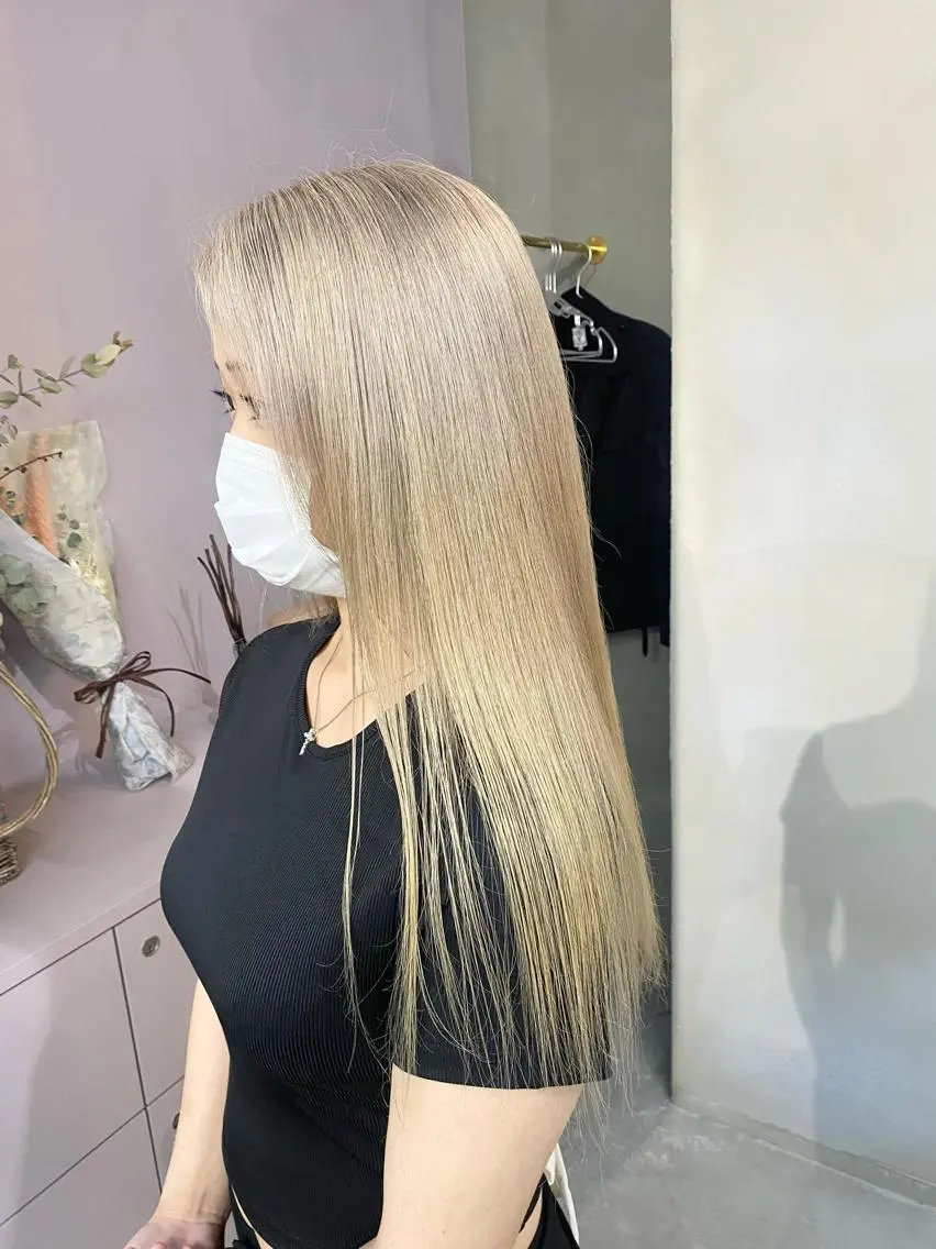 カラー 前橋 姫奈のヘアスタイル