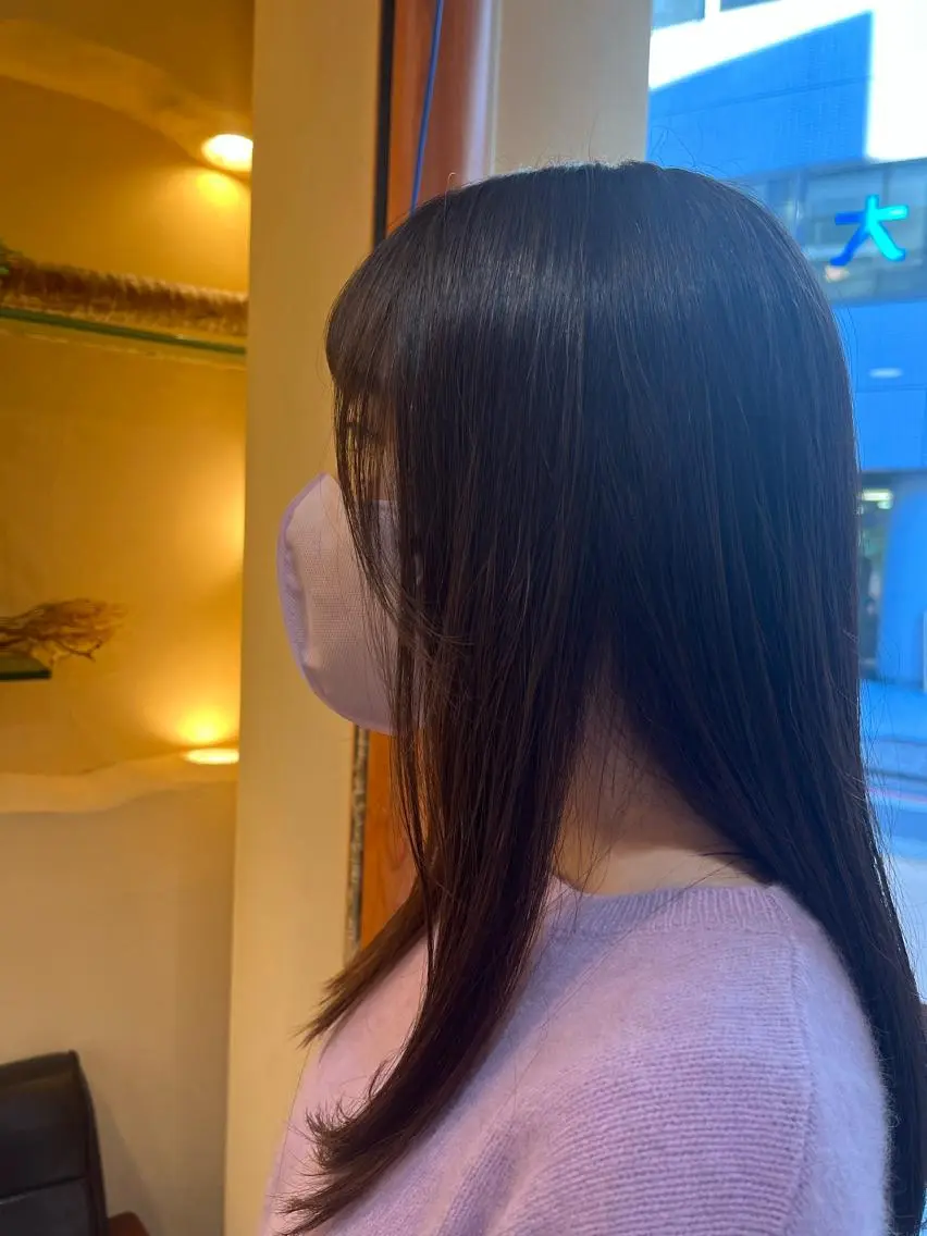 ロング 顔周りカット 田畑 優希のヘアスタイル