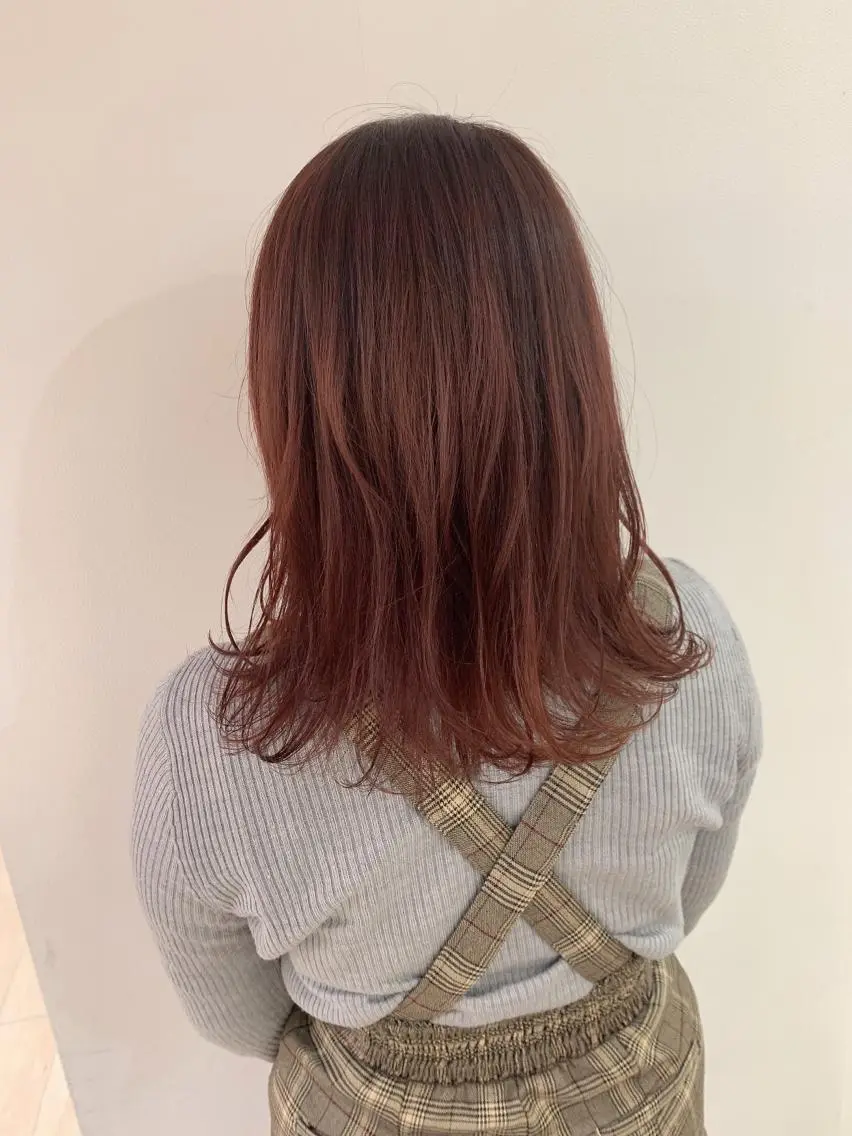 ミディアム カラー カット ヘアカラー なりたいが叶う ながしまじゅんきのヘアスタイル