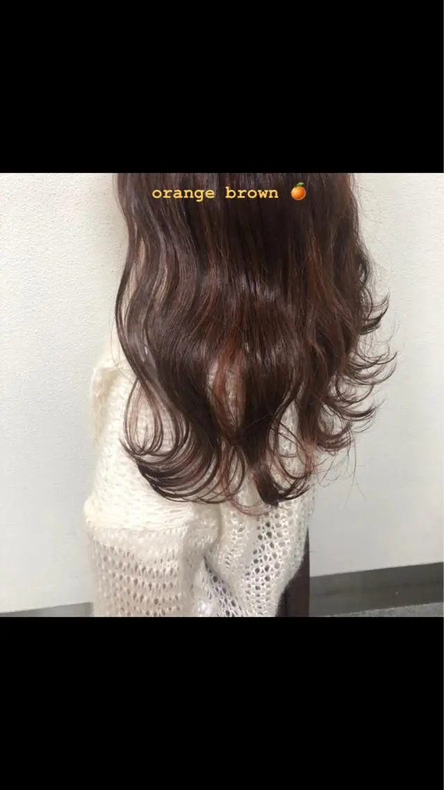ロング カラー ヘアアレンジ 川上 智汐のヘアスタイル