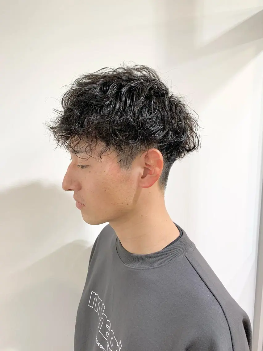パーマ メンズ メンズパーマ スパイラルパーマ 竹内 康浩のヘアスタイル