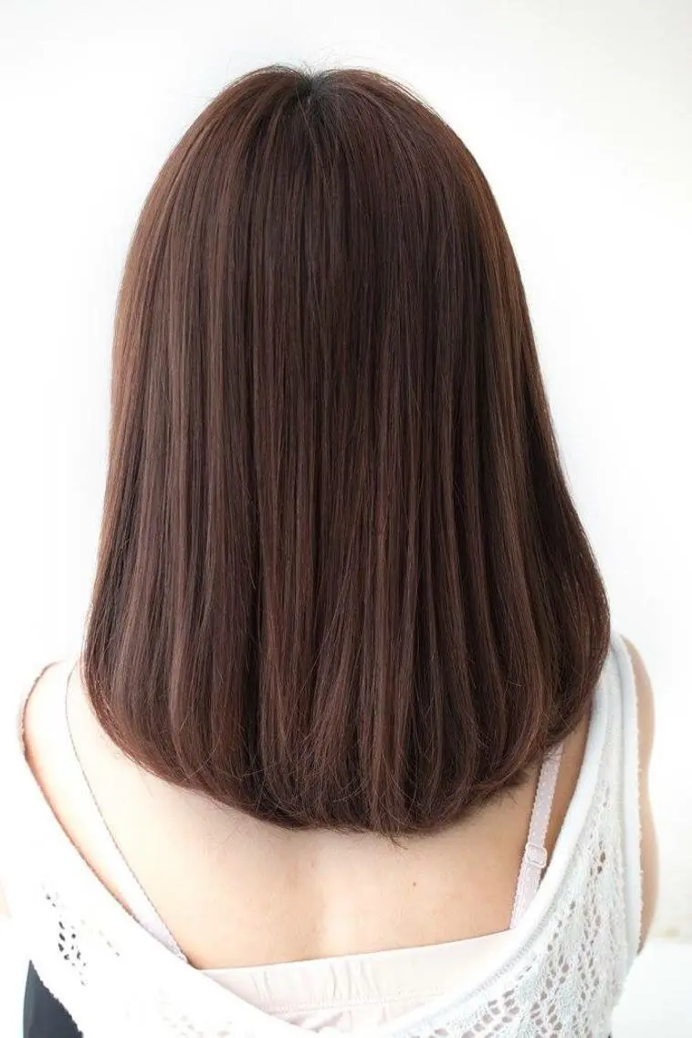 ミディアム セミロング カラー 内藤 達也のヘアスタイル
