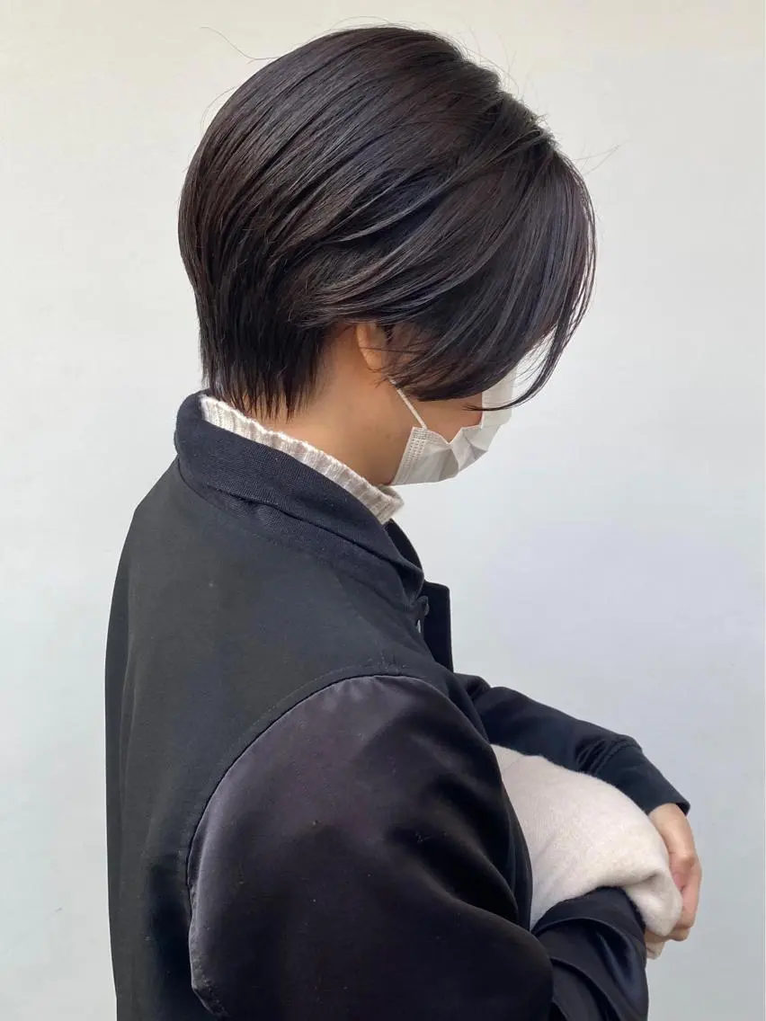 ショート カラー ハンサムショート ショートヘア tonari 梅田、中崎町のヘアスタイル