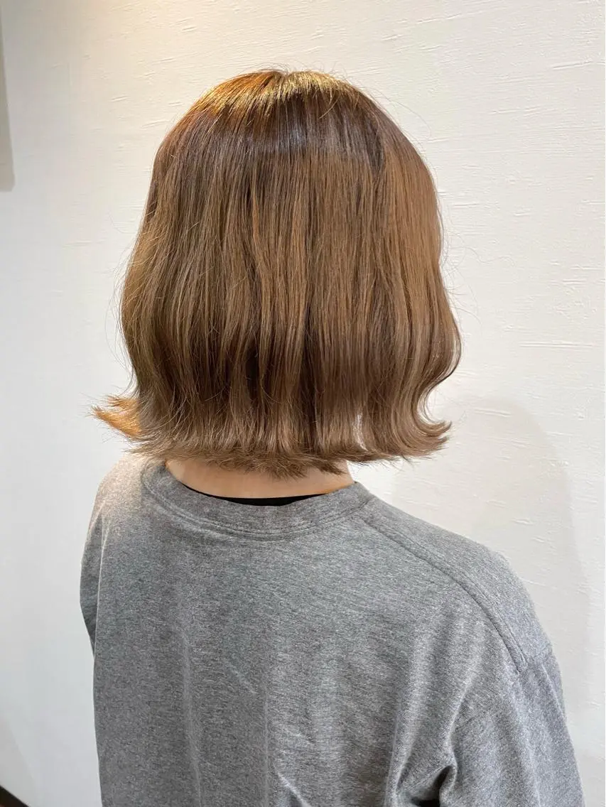 ミディアム カラー ヘアカラー トリートメント 𝘒𝘺𝘰𝘬𝘢 🌿のヘアスタイル