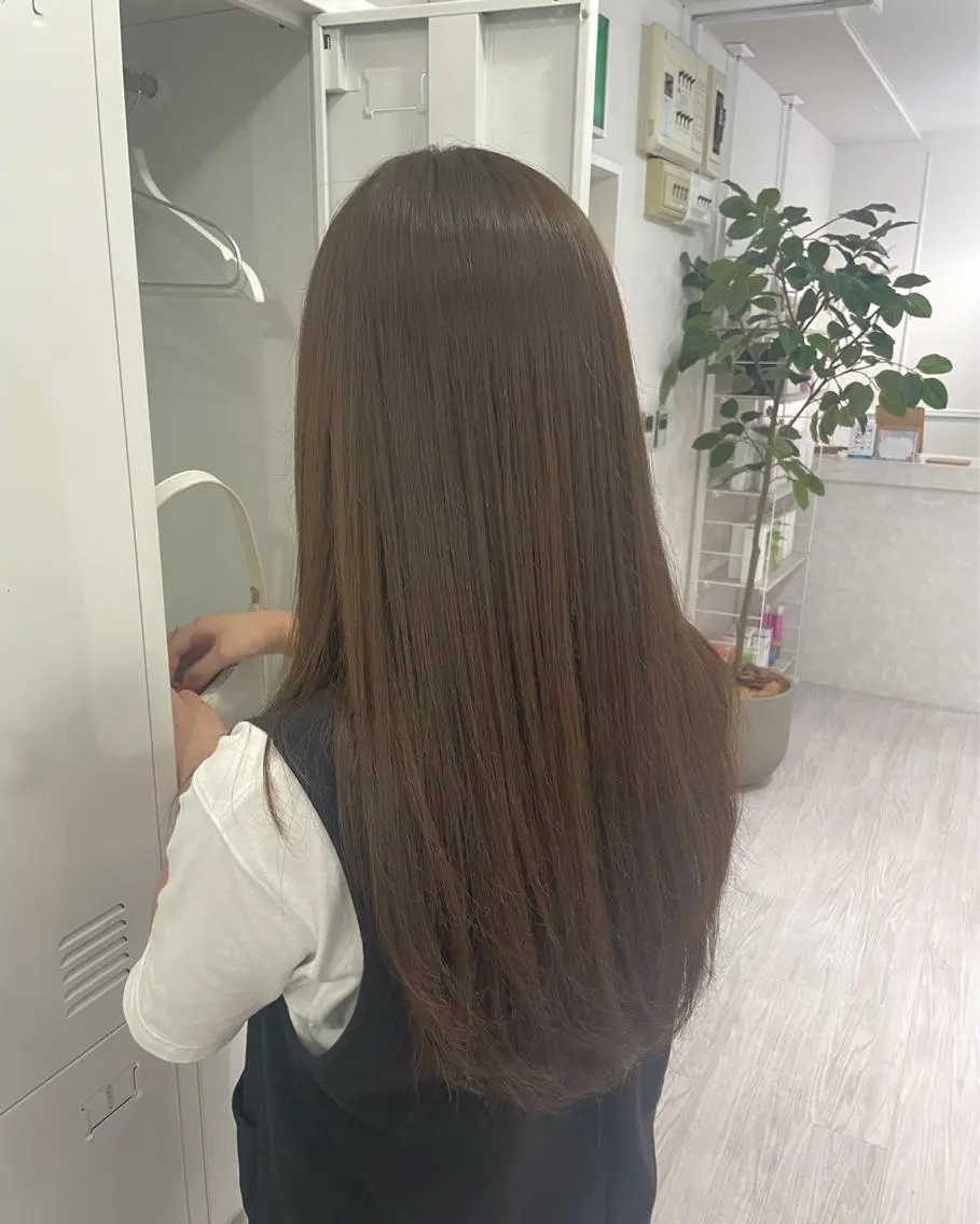 ミディアム カラー ヘアカラー トリートメント ❤︎SAKURA 【Rico】❤︎のヘアスタイル