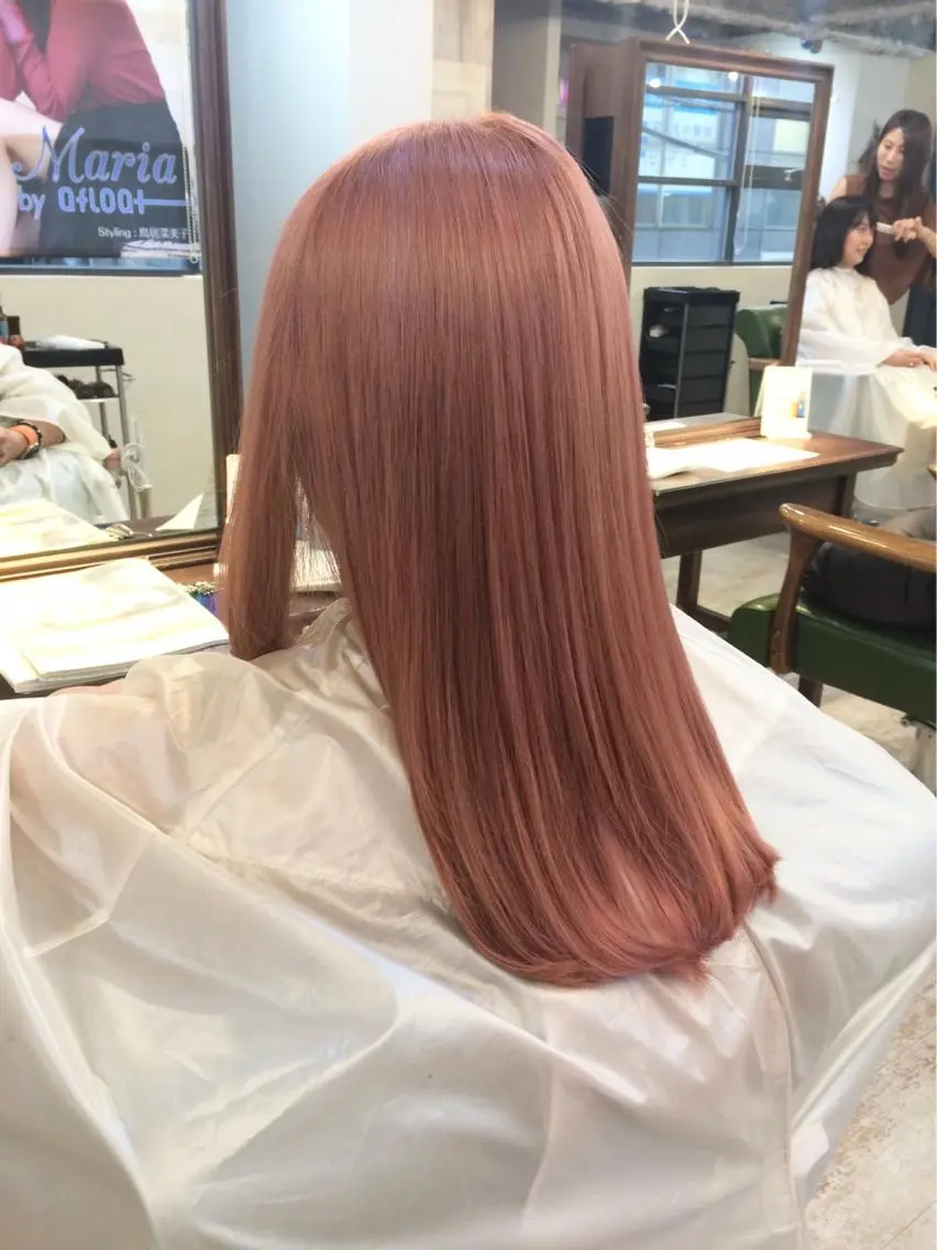 ロング カラー カット ヘアカラー トリートメント ヘアセット 🫧艶ダブルカラー ブリーチ🫧トモヤのヘアスタイル