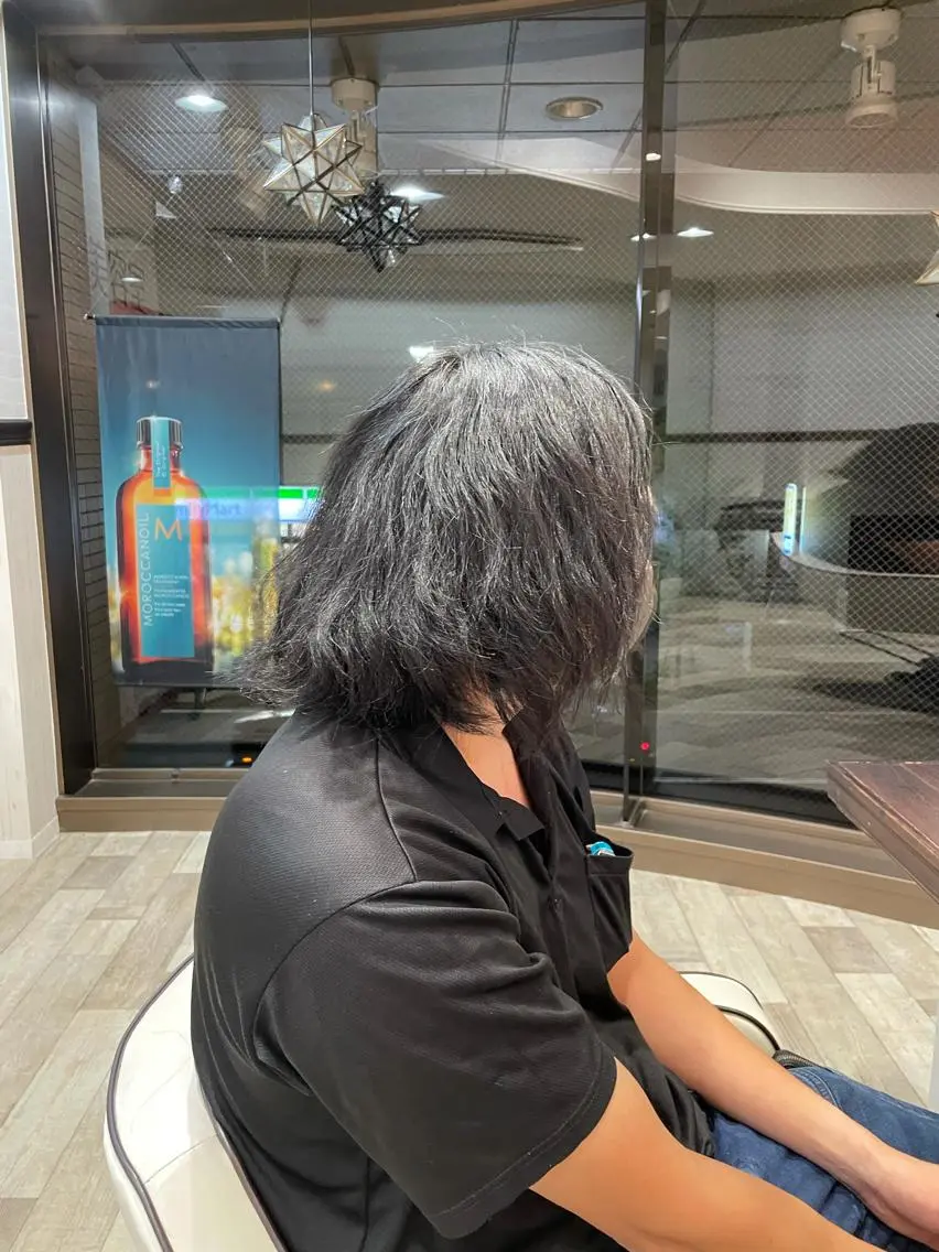 ミディアム メンズ 坂上 広樹のヘアスタイル