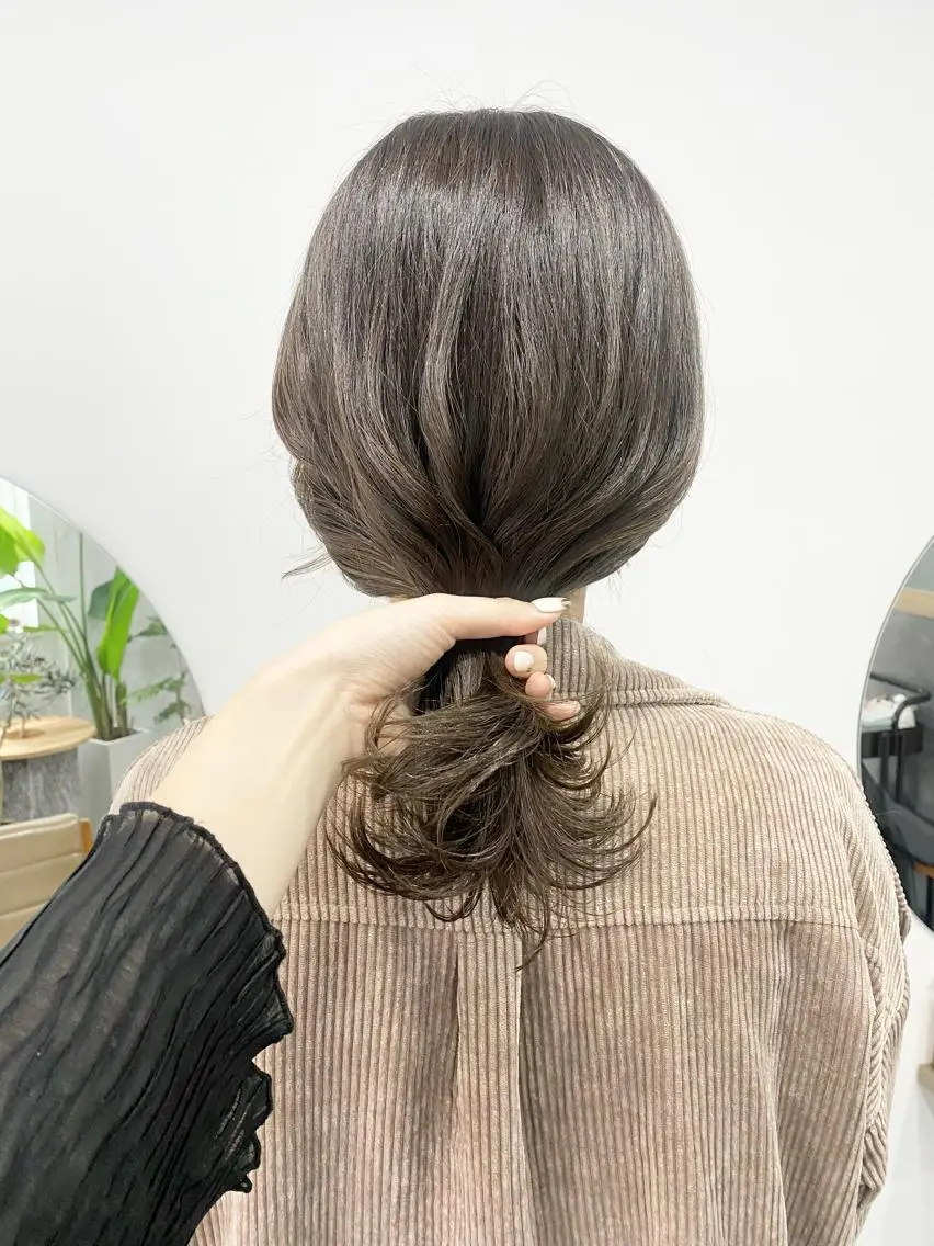 セミロング カラー ヘアアレンジ ひなの .のその他イメージ