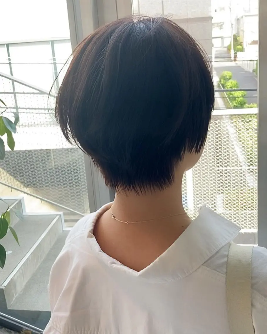 ショート 丸みショート ショートヘア 畔上 尚也のヘアスタイル