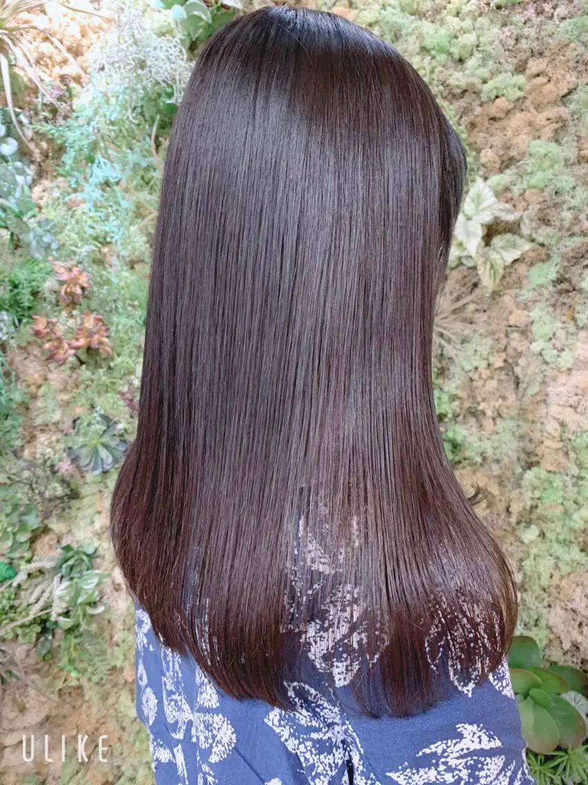 セミロング 支持率No.1💖 オチアイのヘアスタイル