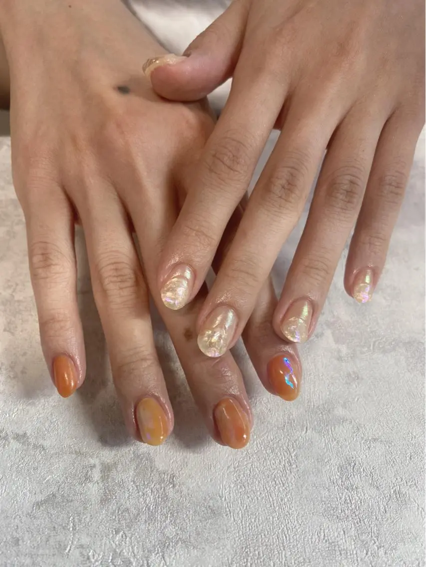 ネイル 持ち込み ハンドネイル 𝑺 𝒏𝒂𝒊𝒍✳︎のネイルデザイン