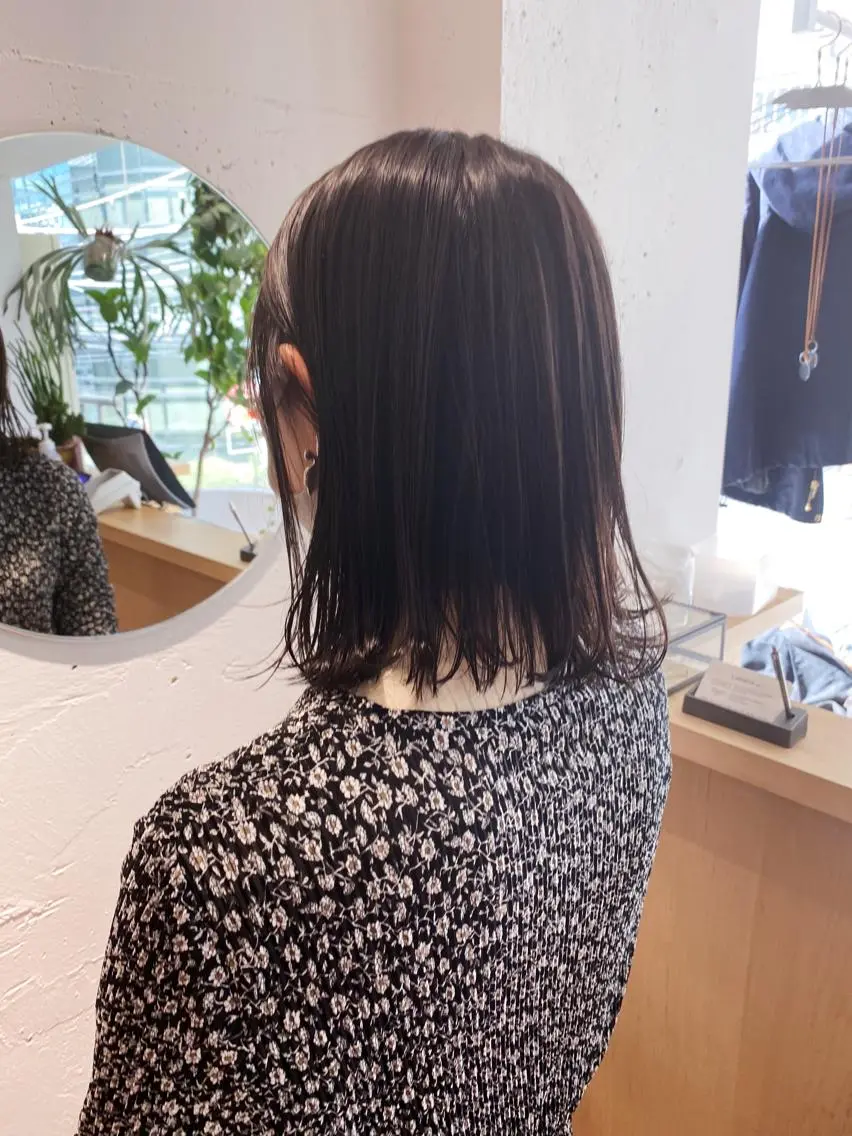 ミディアム カラー 🟩白髪ぼかし ショート/大司のヘアスタイル