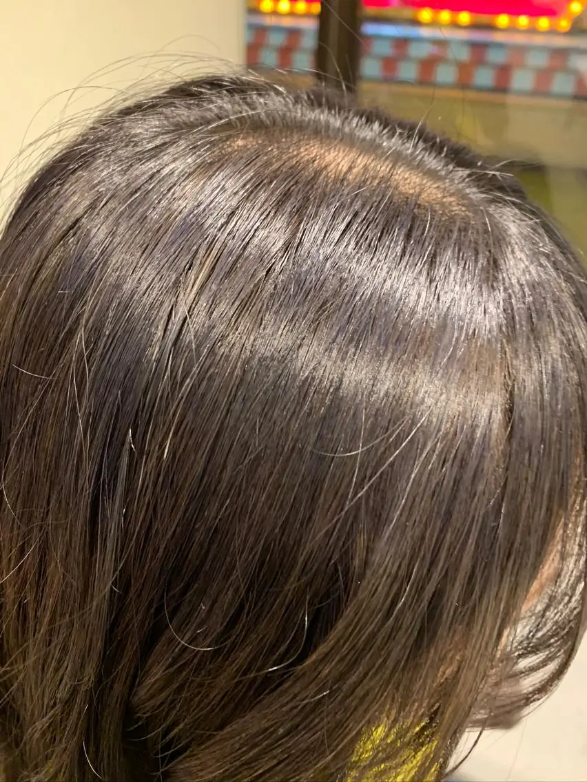 カラー ブリーチ グレージュ ブリーチなしカラー 💎透明感カラー Sarina💎のヘアスタイル