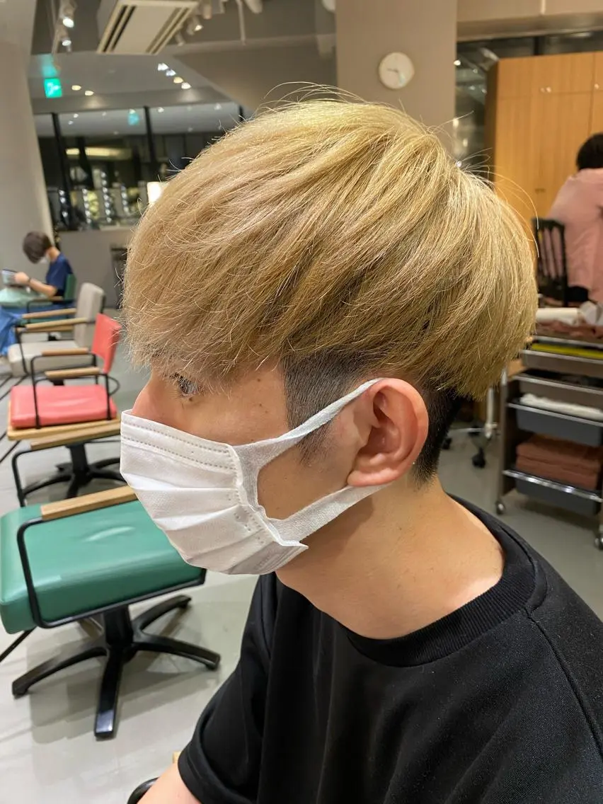 ショート カラー メンズ unopulir 景山 凌のヘアスタイル