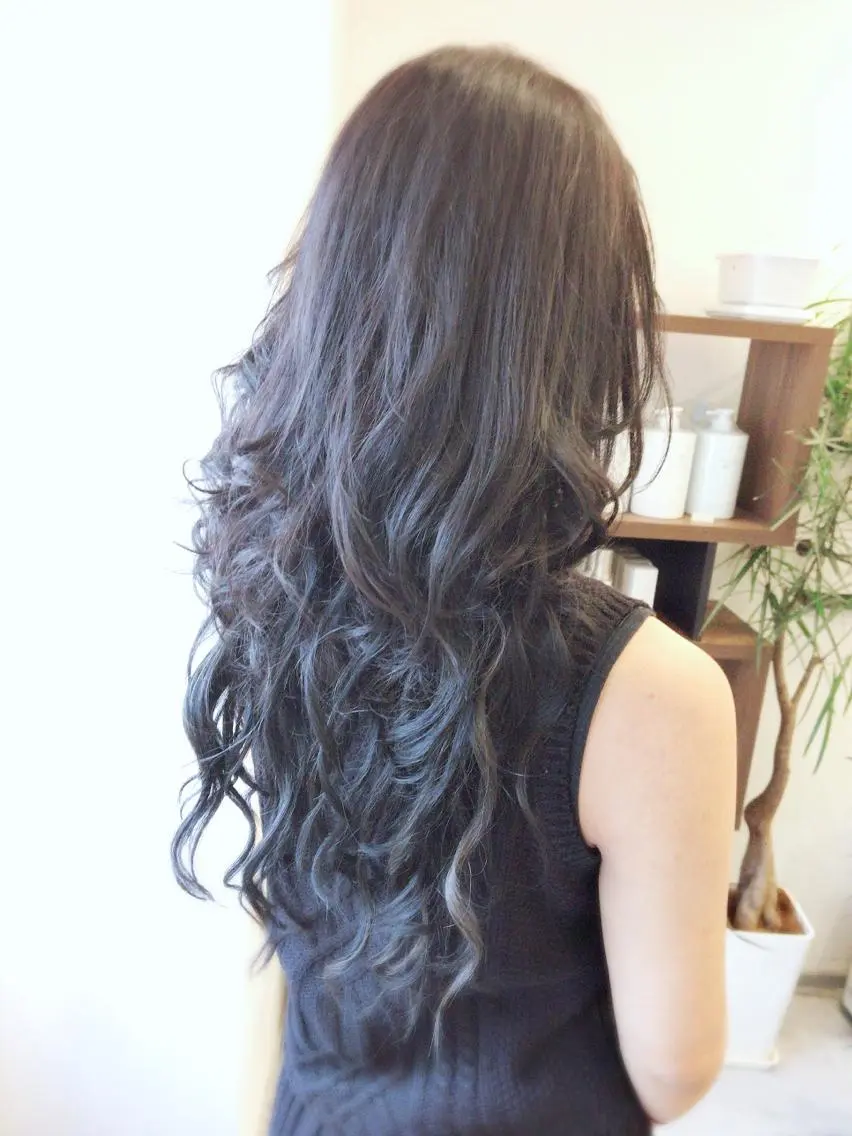 ロング カラー ヘアカラー エクステ 💎JADE GRACE💎のヘアスタイル