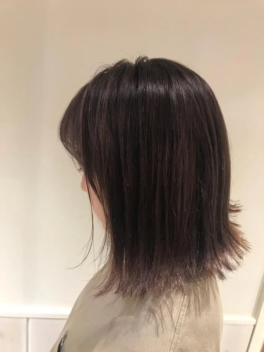 ショート カラー アッシュ ラベンダーカラー ラベンダーアッシュ 清水 ちひろ ✄トップスタイリストのヘアスタイル