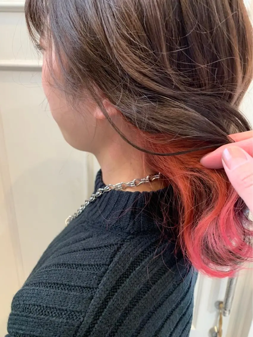 ミディアム カラー ピンクカラー 🫟Blanco🫟 Color&Careのヘアスタイル