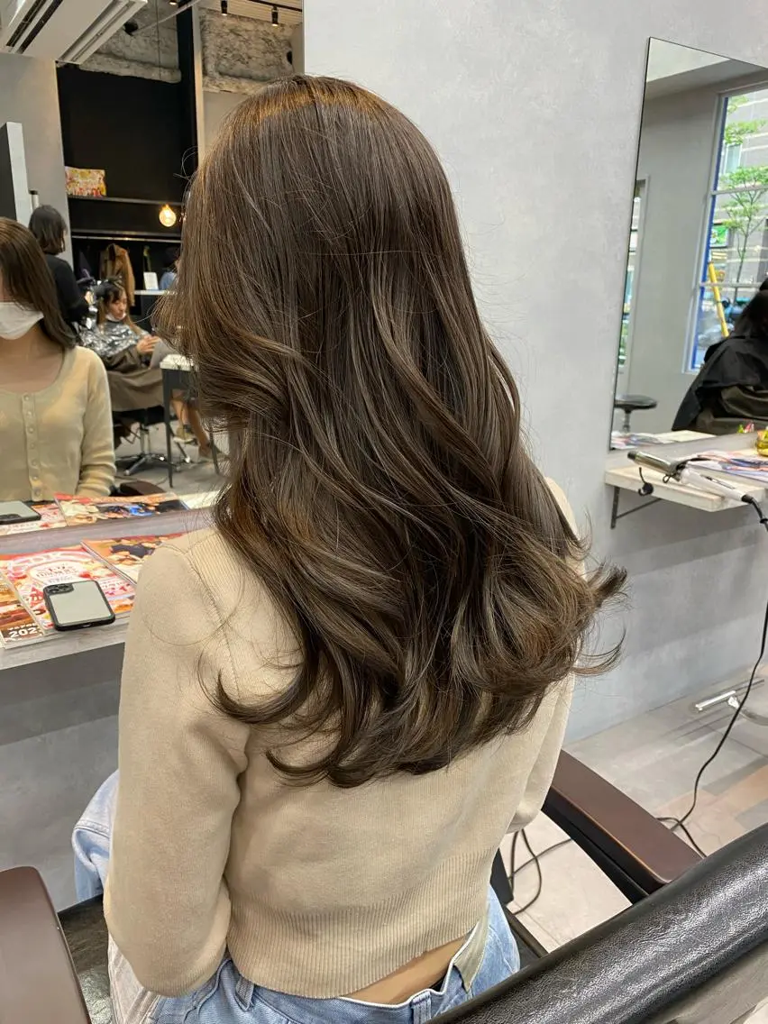 ロング カラー ヘアアレンジ カット ヘアカラー ヘアセット TOPSTYLIST 🇬🇧JIMMYのヘアスタイル