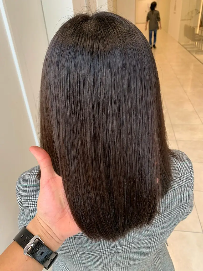 ミディアム トリートメント カット講師 久保匠のヘアスタイル